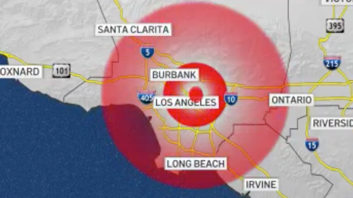Temblor en el área de Los Ángeles Telemundo Nueva Inglaterra